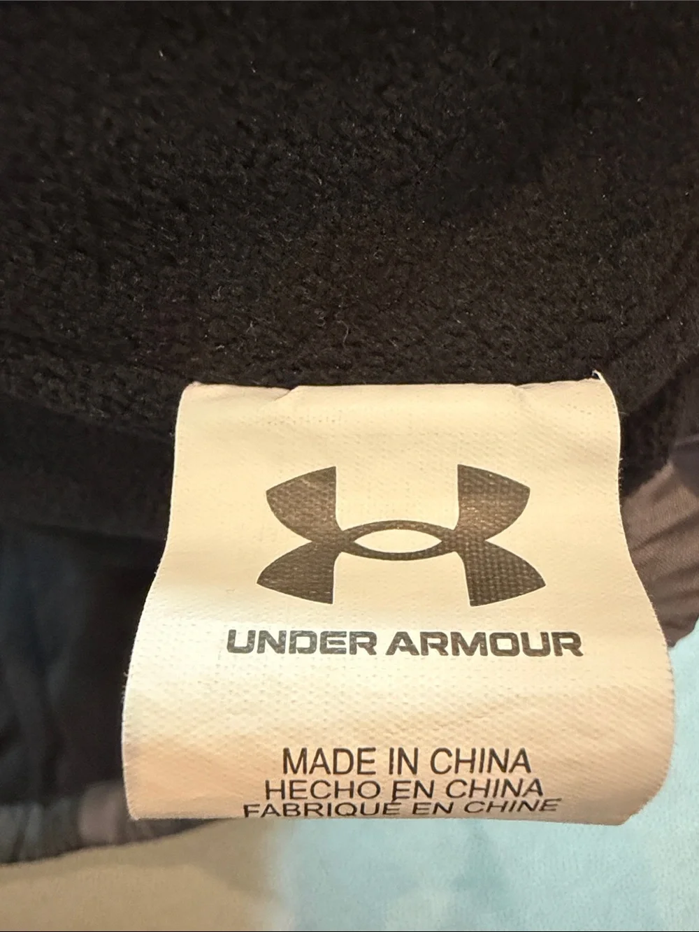 Under Armour Kids Black Hooded Rain Jacket